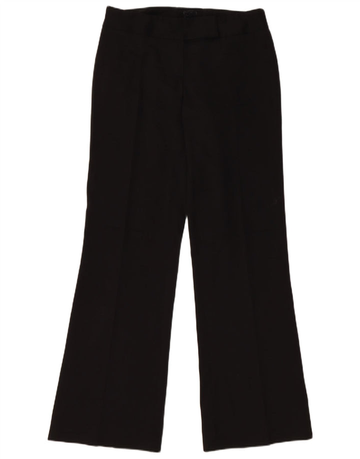Oasis Pantalon de costume bootcut pour femme UK 10 Small W28 L31 Noir Polyester