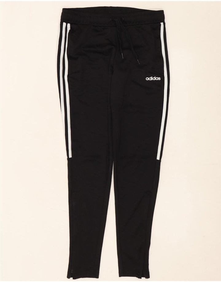 Adidas Pantalon de survêtement pour femme UK 8/10 Small Noir Polyester