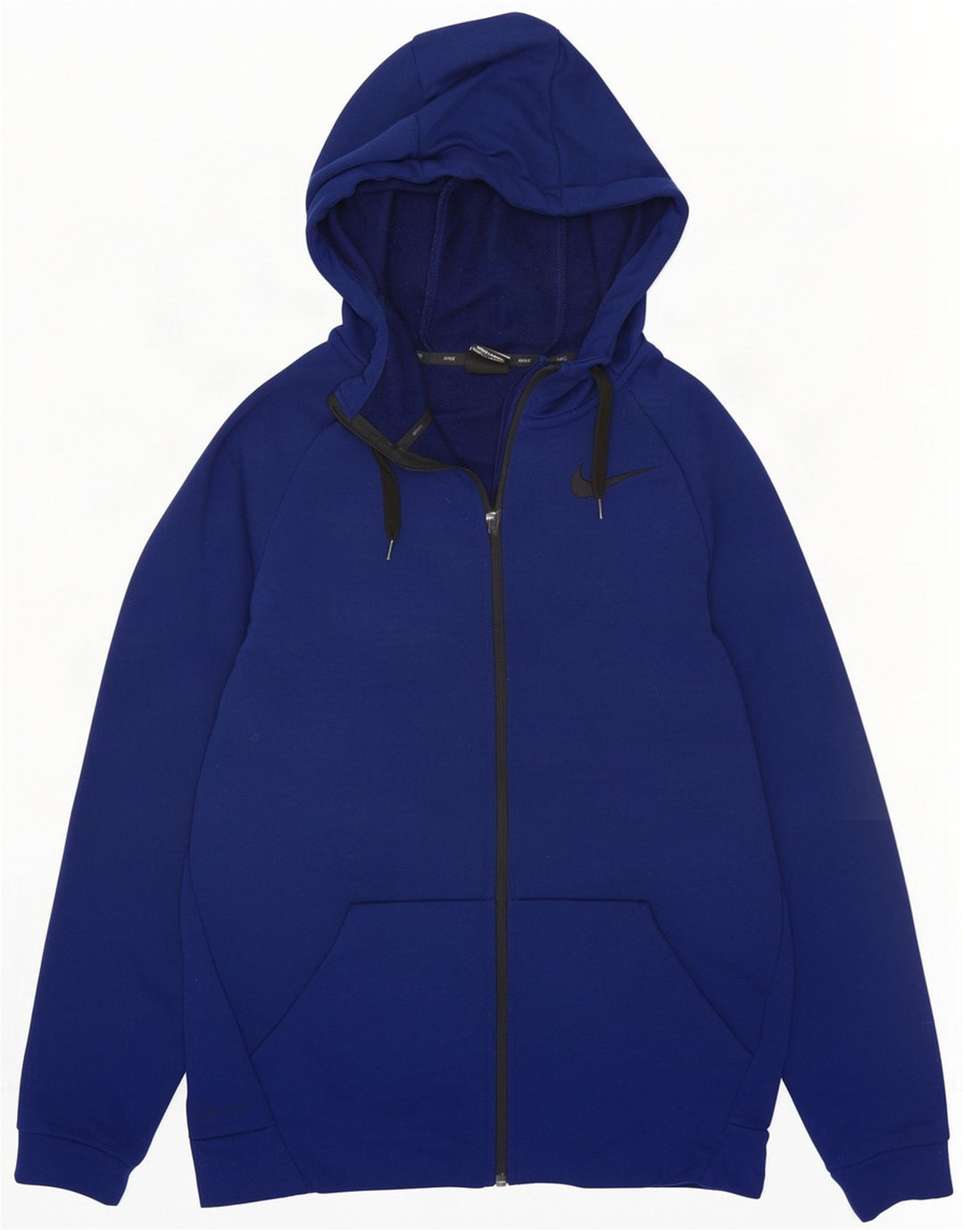 Nike Dri Fit Zip Sweat à capuche pour homme Bleu marine Taille S