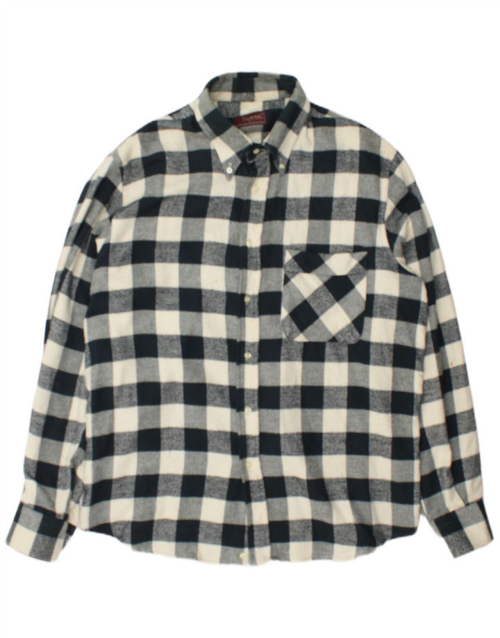 Balmoral Chemise en flanelle pour homme Taille 45 18 2XL Vichy vert