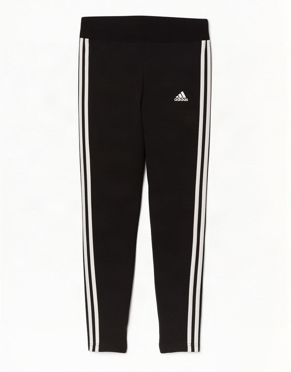 Adidas Leggings Femme UK 12/14 Coton Noir Moyen