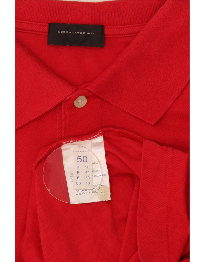 Sergio Tacchini Polo Homme IT 50 Coton Rouge Moyen