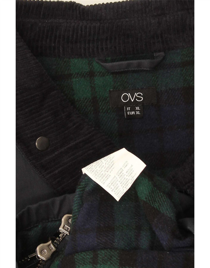 OVS Veste en coton ciré pour homme UK 42 XL Noir