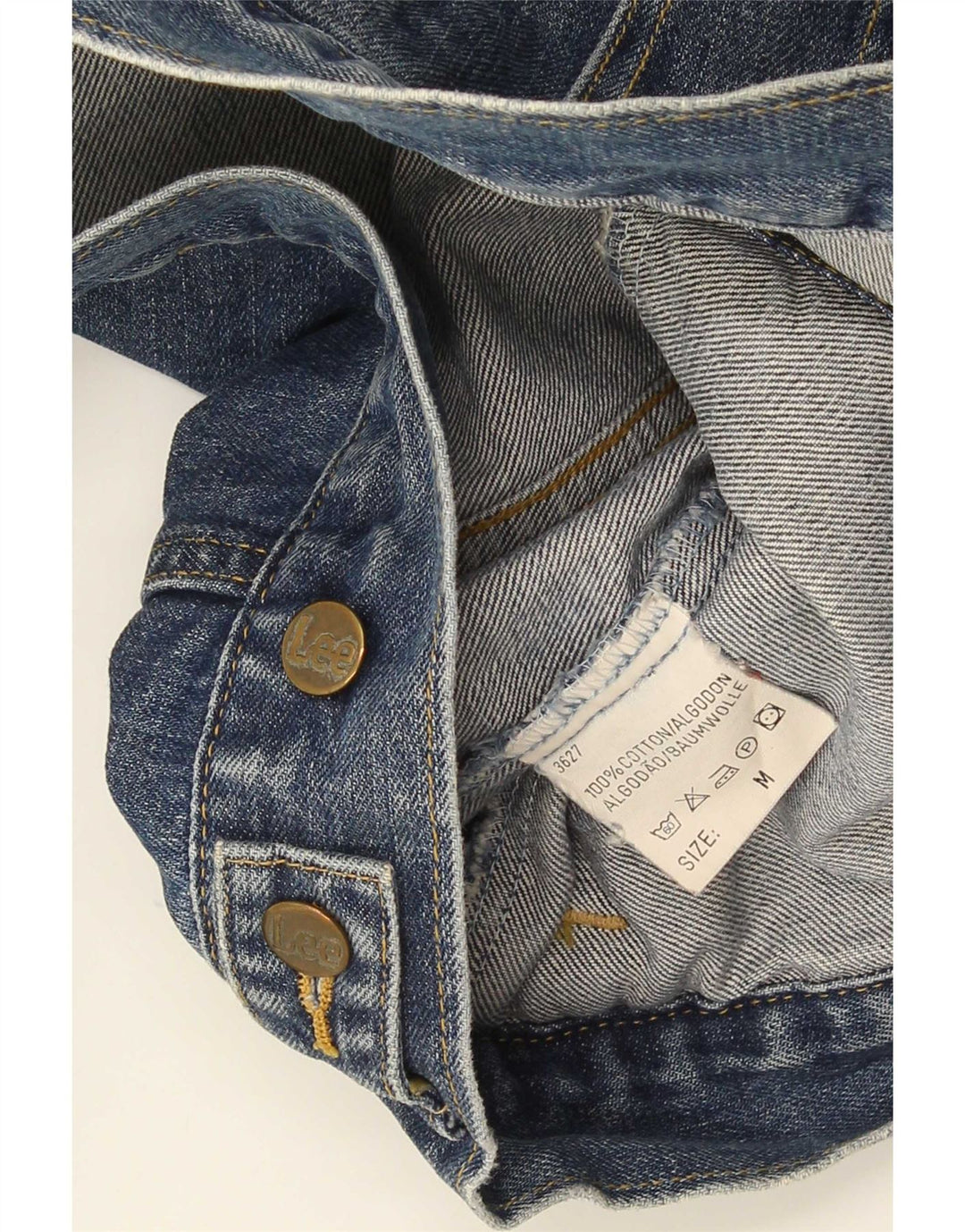 Lee Veste en jean courte pour garçon 8-9 ans Bleu moyen en coton