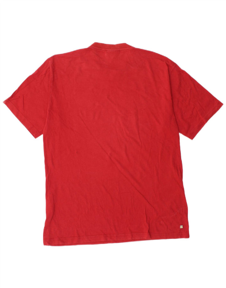 REEBOK T-Shirt Graphique Homme Petit Rouge Coton