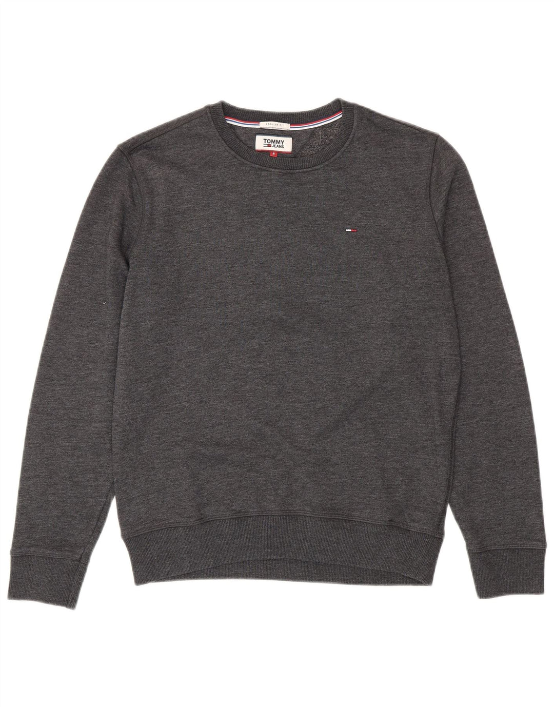 TOMMY HILFIGER Sweat-shirt coupe classique pour homme, petit gris moucheté