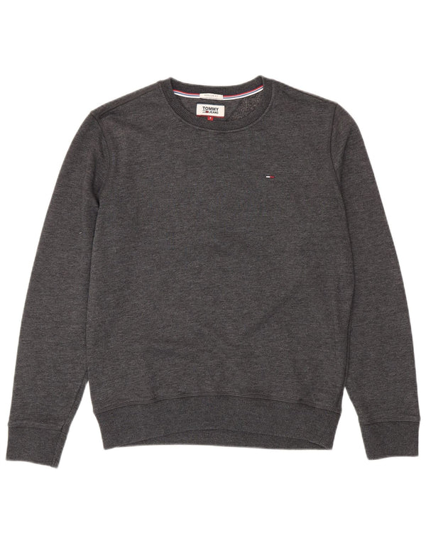 TOMMY HILFIGER Sweat-shirt coupe classique pour homme, petit gris moucheté