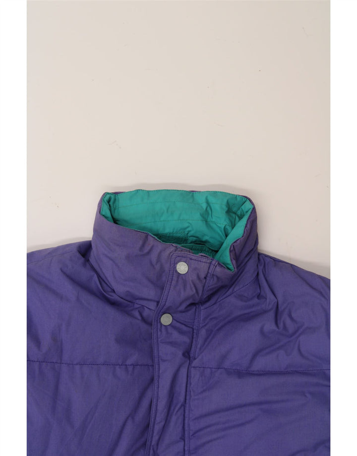 MC KEES Mens Reversible Padded Jacket UK 40 Large Blue Polyester Vintage Mc Kees and Second-Hand Mc Kees from Messina Hembry 