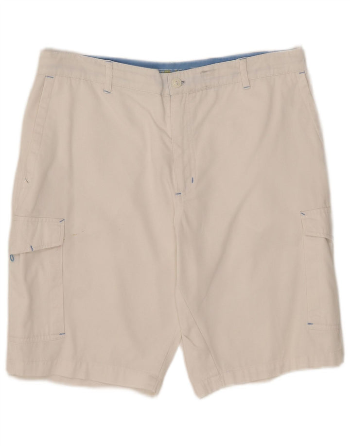 AST Short Cargo Homme W34 Grand Coton Blanc