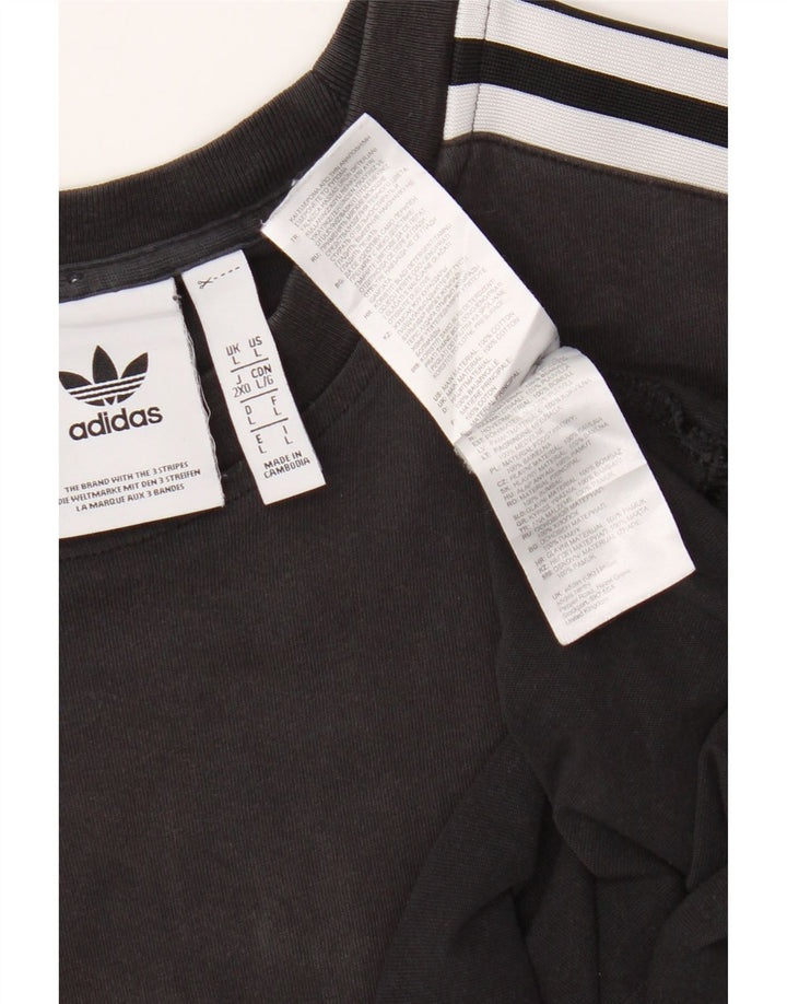 Adidas T-Shirt Homme Haut Grand Coton Noir