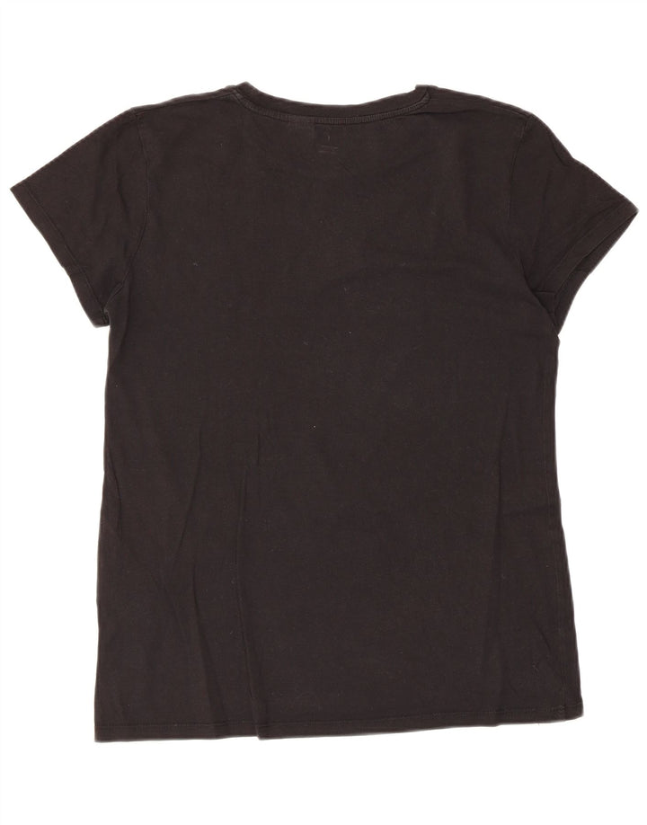 Levi's T-shirt graphique pour femme UK 12 Medium Black