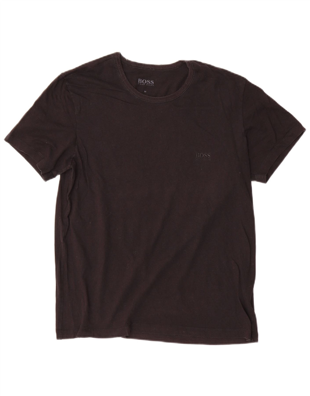 Hugo Boss Homme T-Shirt Top Coton Noir Moyen