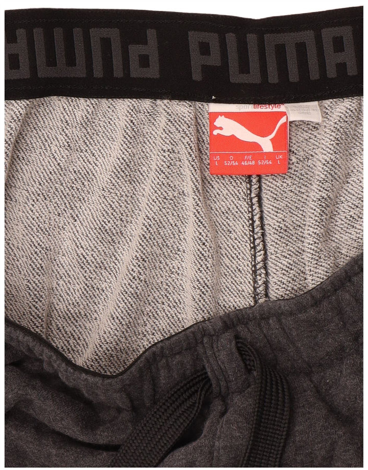 PUMA Short de sport pour hommes, grand, gris