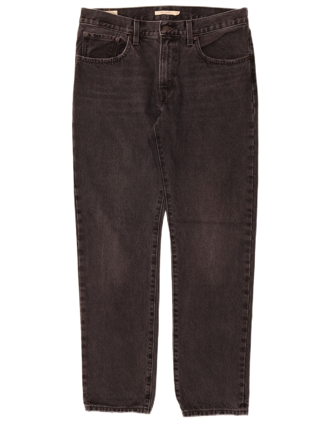 LEVI'S Jean droit taille moyenne W30 L31 femme gris coton