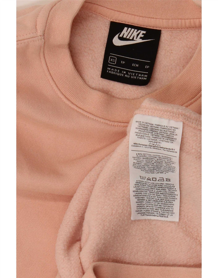 Nike Mens Sweatshirt Jumper XS Rose Coton