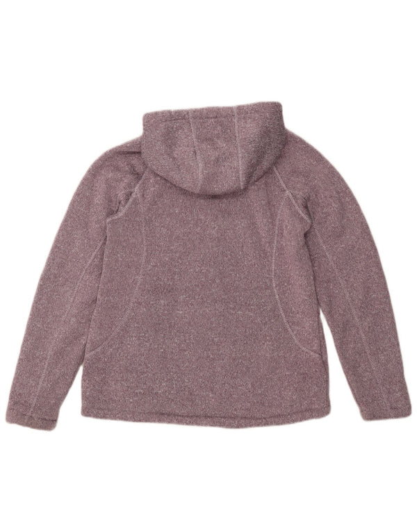 Mountain Warehouse Pull à capuche zippé pour femme UK 10 Petit Violet Moucheté