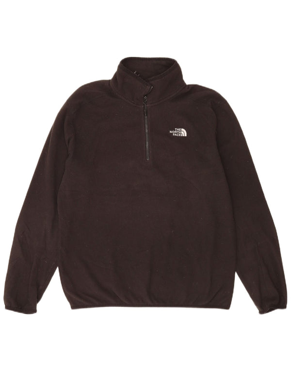 The North Face Pull polaire à col zippé pour homme Noir moyen Polyester