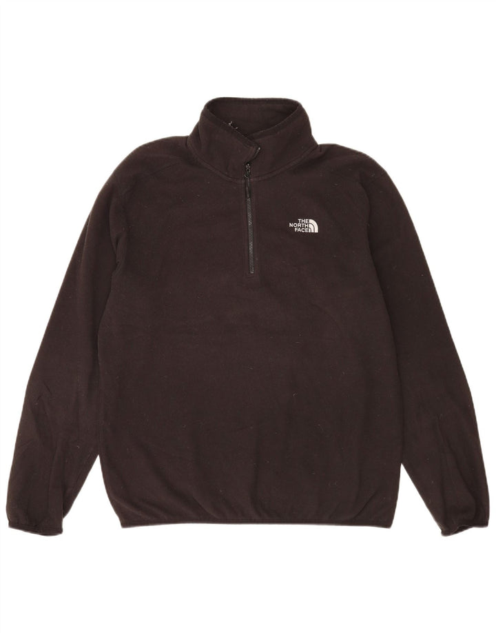 The North Face Pull polaire à col zippé pour homme Noir moyen Polyester