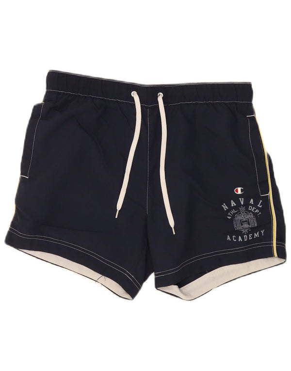 Champion Short de bain graphique pour femme UK 10 Small Bleu marine