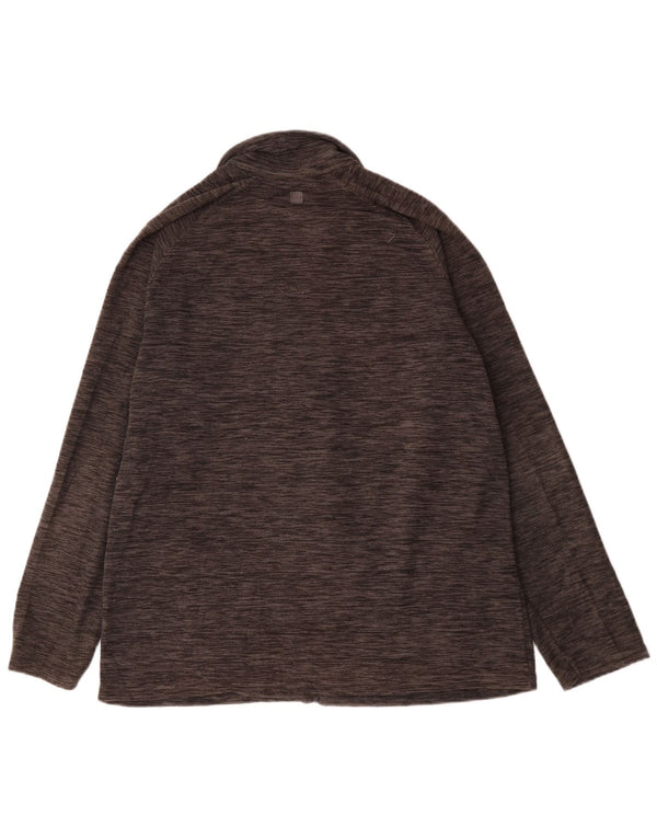 Mountain Warehouse Veste polaire pour homme UK 40 Large Marron Moucheté Polyester