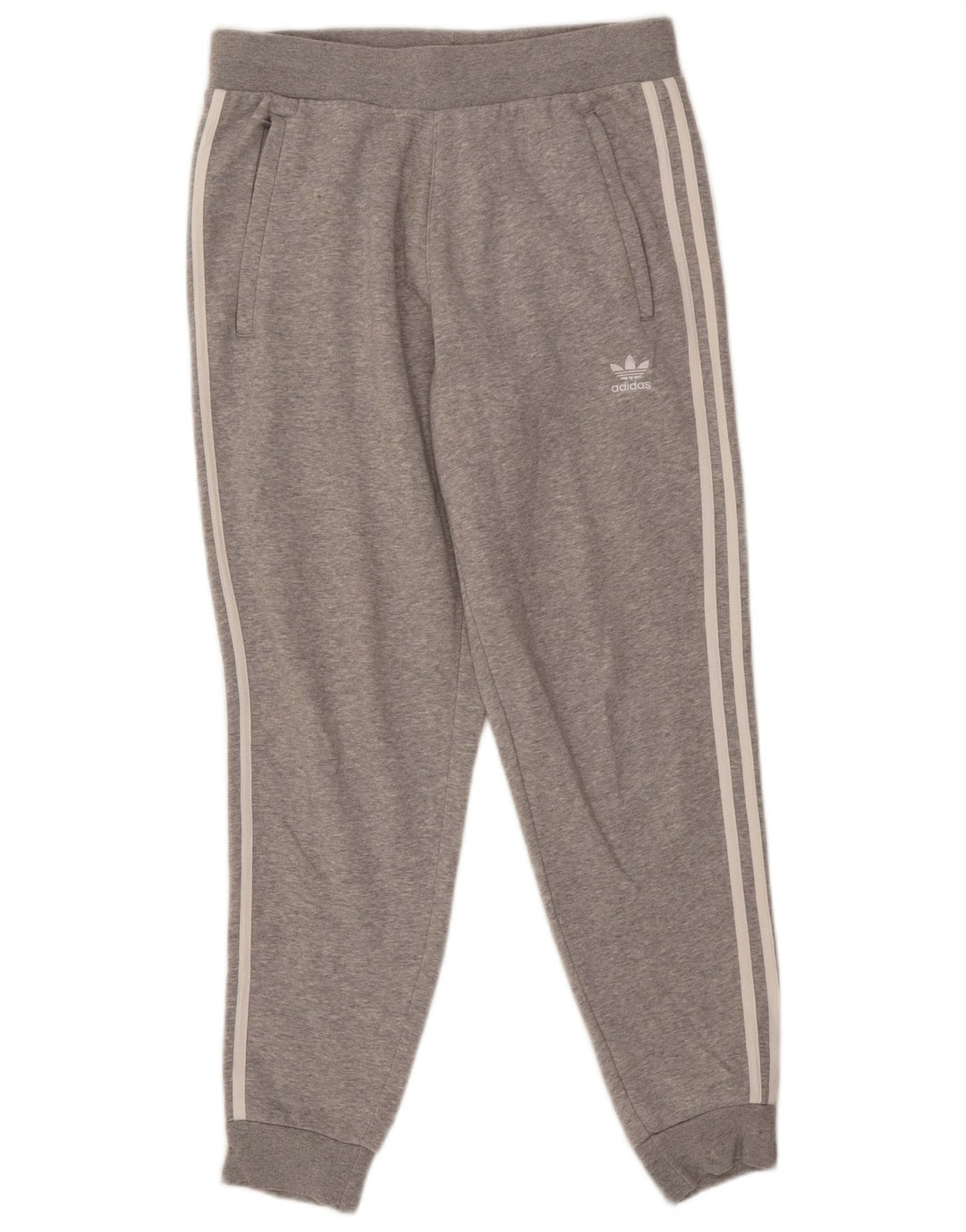 Adidas Pantalon de survêtement pour homme en coton gris moyen