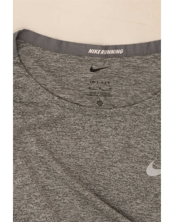 Nike T-Shirt Dri Fit Homme Gris Moyen Moucheté