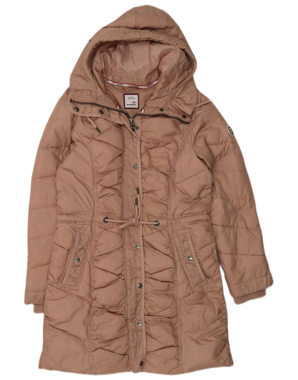 Kangaroos Veste matelassée à capuche pour femme UK 12 Rose moyen Polyacrylique