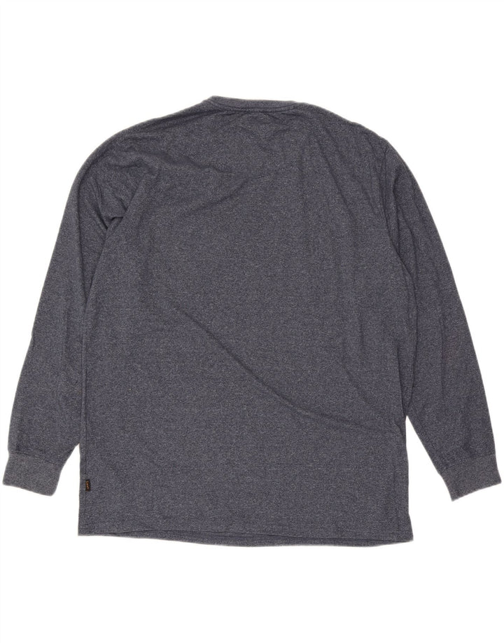LEE Mens Top Long Sleeve 2XL Navy Blue Cotton Vintage Lee and Second-Hand Lee from Messina Hembry 