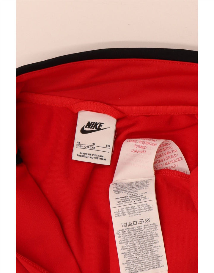 Nike Veste de survêtement pour garçon 13-14 ans XL Rouge Colorblock Polyester