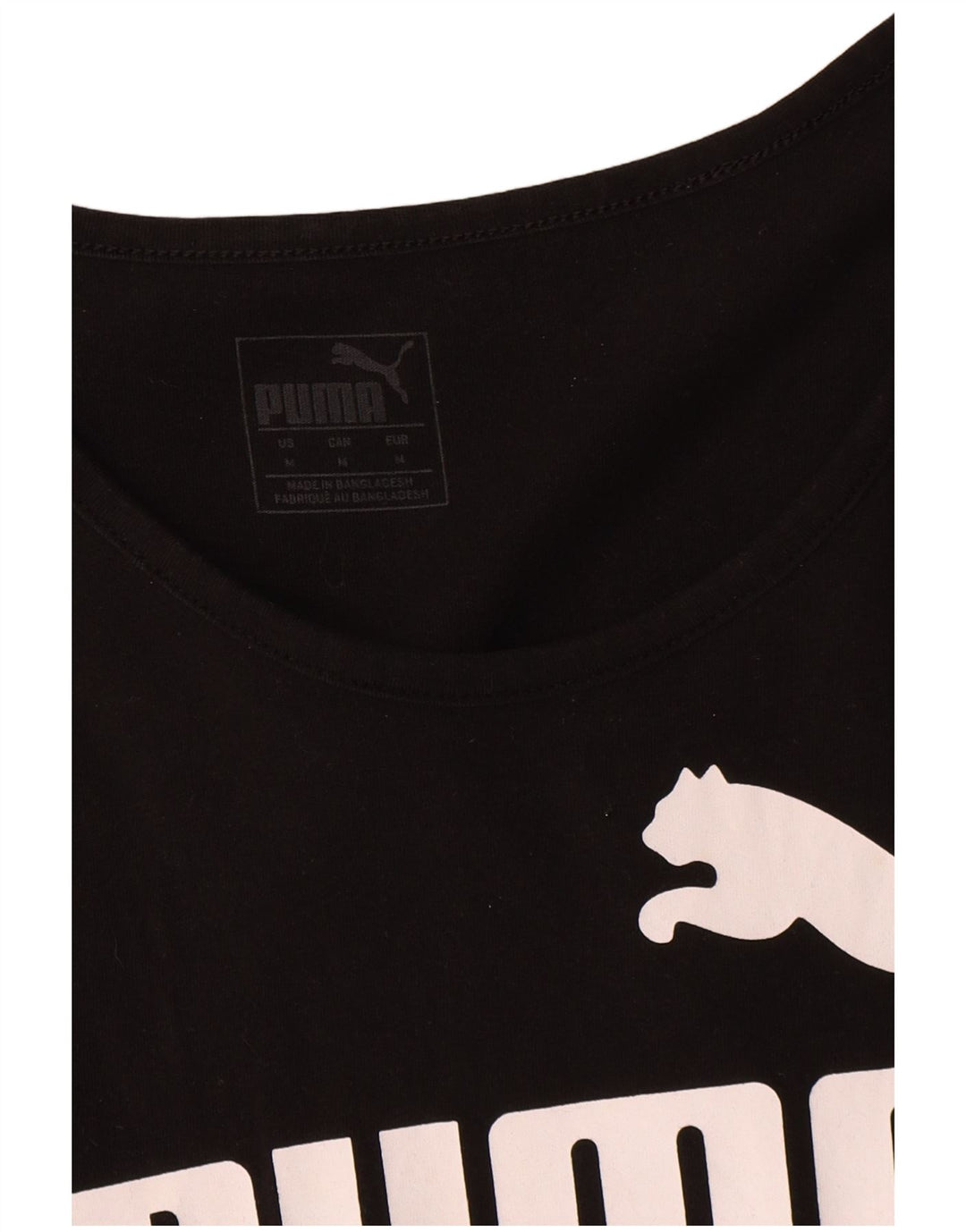 Puma Débardeur Graphic Homme Noir Moyen Coton