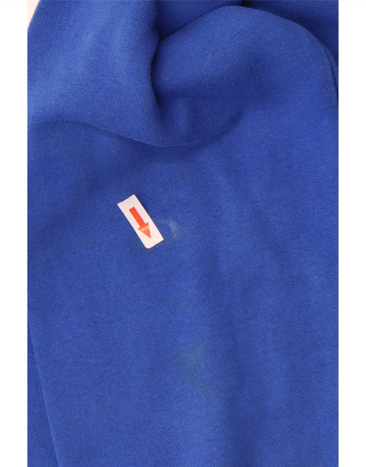 Nike Pull à capuche en coton bleu moyen pour homme
