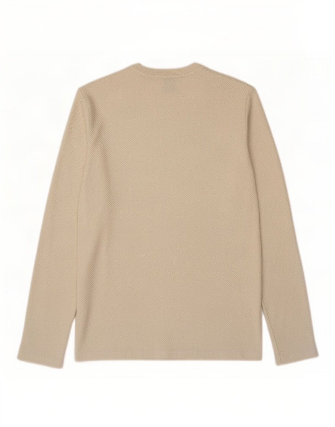 Zara Homme Top Manches Longues Petit Coton Blanc