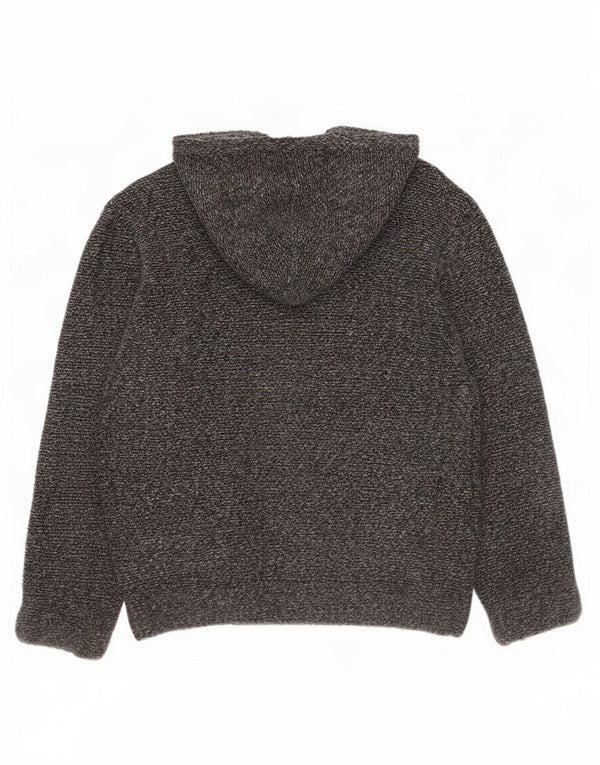 Zara Cardigan à capuche coupe ample pour garçon 13-14 ans Gris moucheté