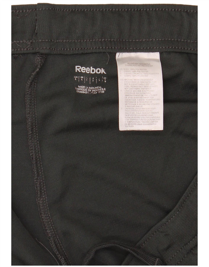 REEBOK Short de sport homme grand noir polyester