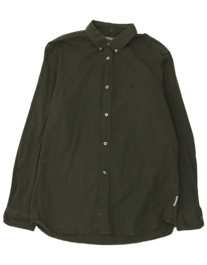 French Connection Chemise Homme XL Vert Coton