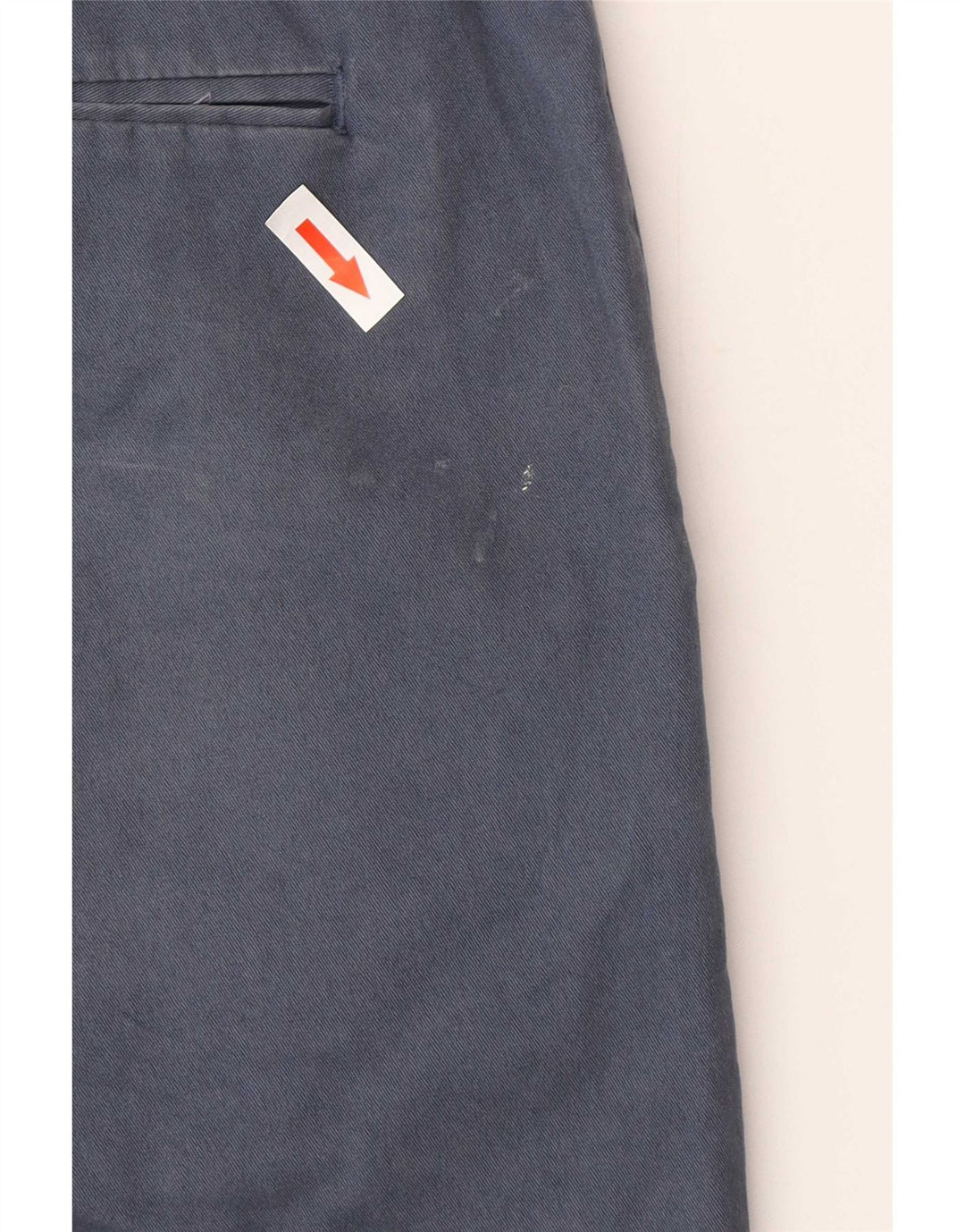 Marks & Spencer Pantalon Chino Coupe Regular Homme W34 L32 Bleu Coton
