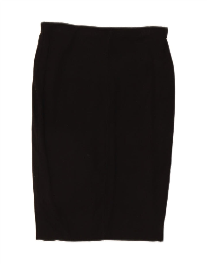 Jupe Crayon Femme Zara Medium W28 Coton Noir