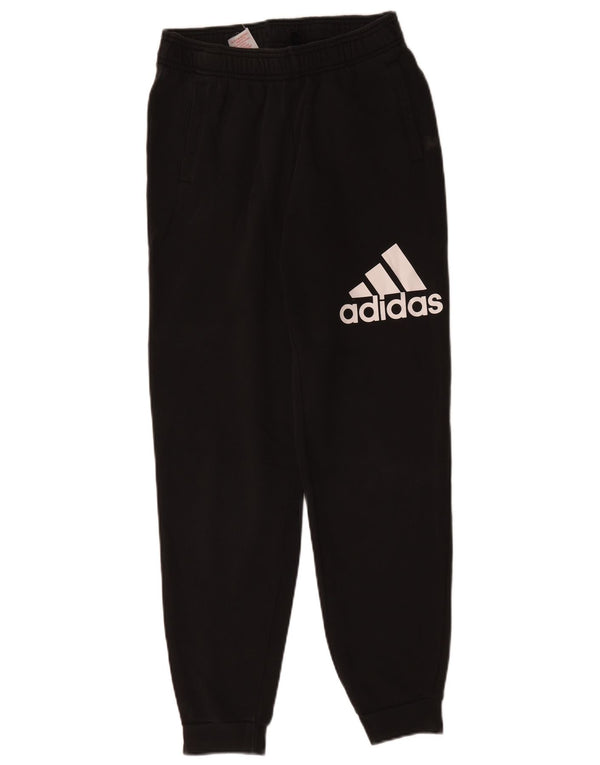 Adidas Pantalon de survêtement graphique pour garçon 13-14 ans Noir Coton