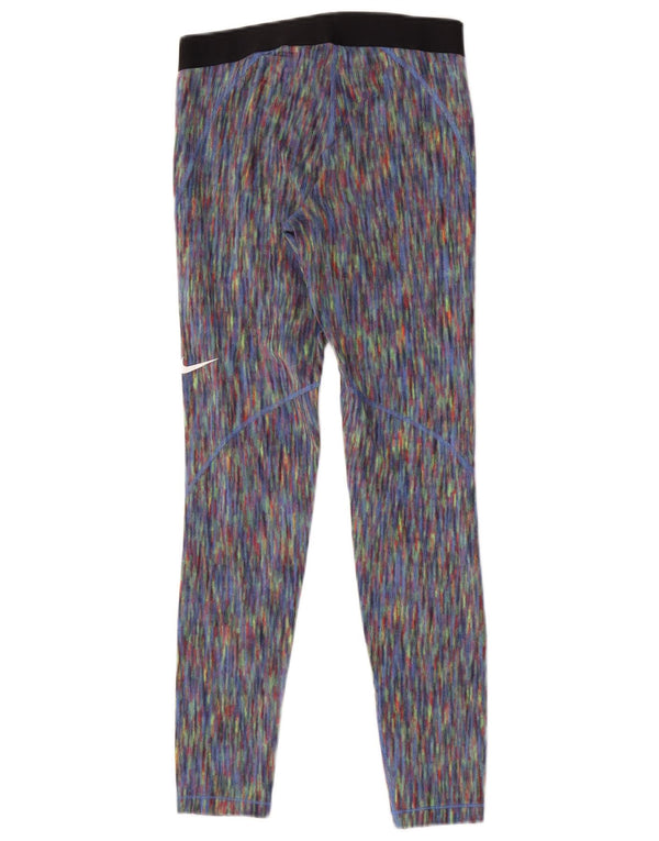 Legging Nike Femme UK 12 Medium Multicolore Polyester