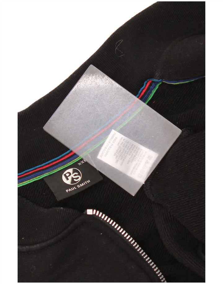 Paul Smith Veste de survêtement pour femme UK 20 2XL Coton noir