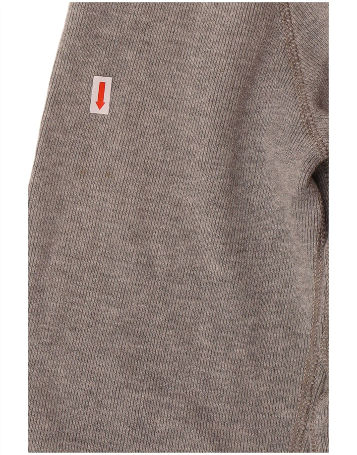 ABERCROMBIE & FITCH Veste de survêtement graphique pour femme UK 16 Large Gris