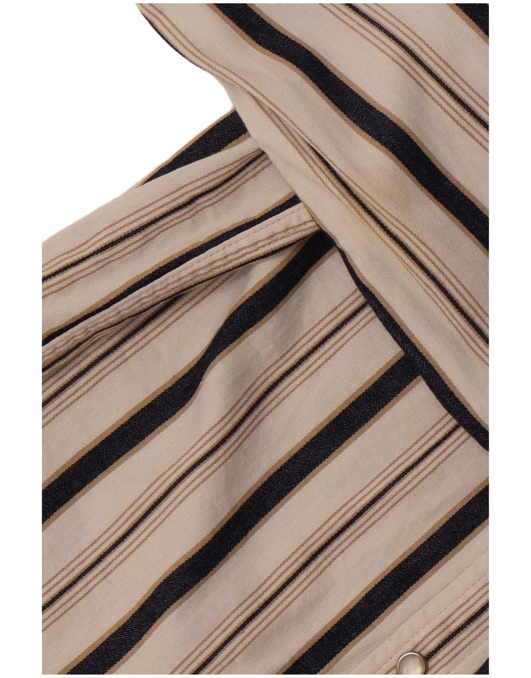 LEVI'S Chemise Flanelle Homme Small Blanc Rayé