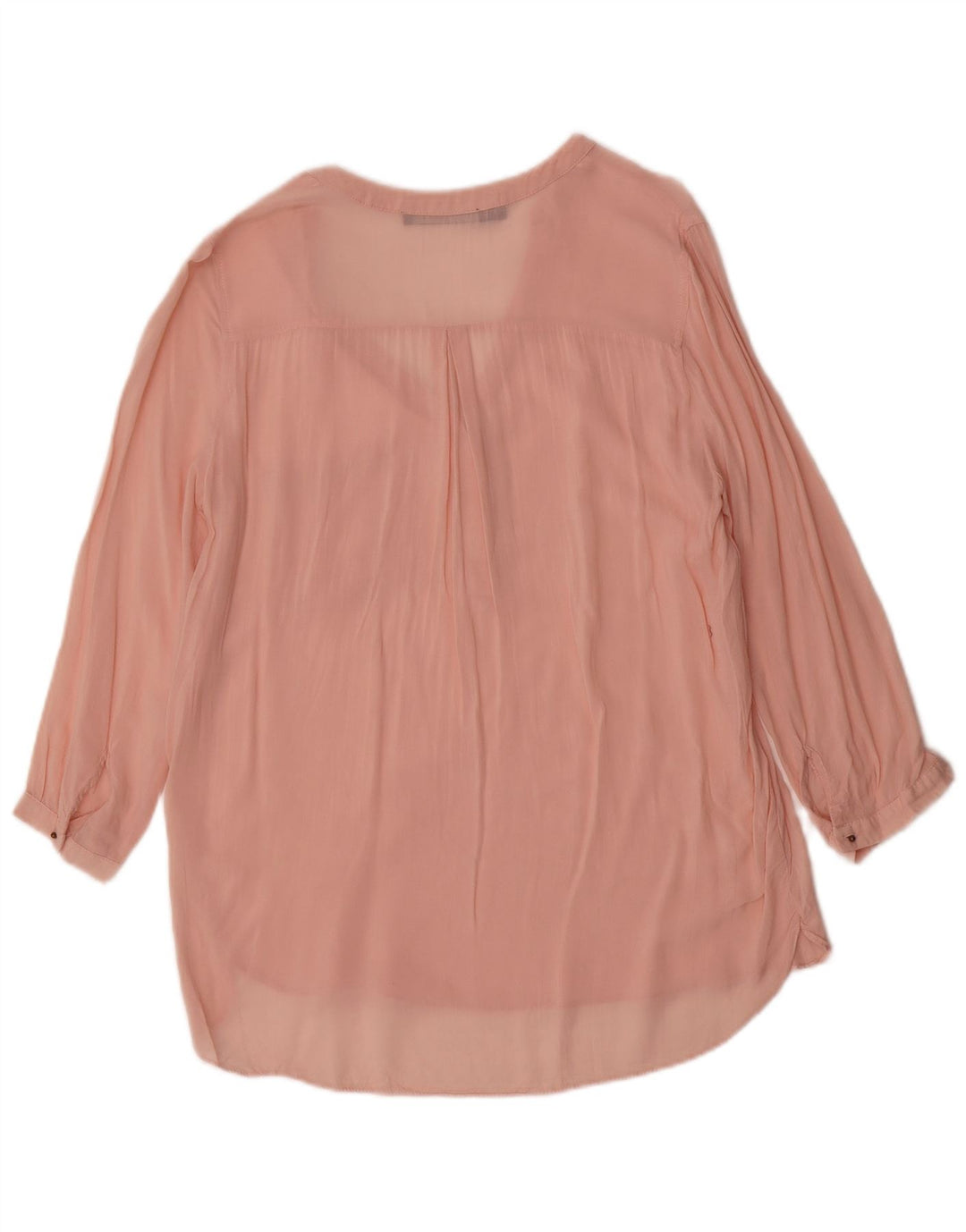 Zara Tunique transparente à manches 3/4 pour femme UK 10 Small Rose
