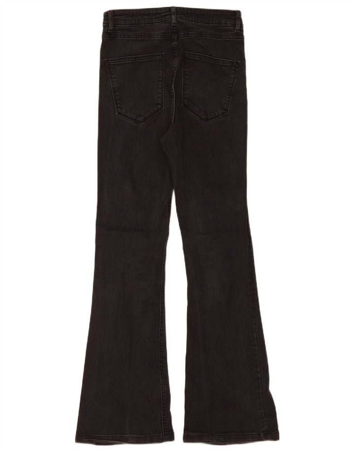 Zara Jean évasé femme EU 38 Small W28 L31 coton noir