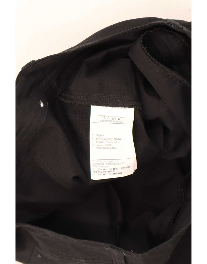 Nike Pantalon cargo fuselé W32 L32 en coton noir pour homme