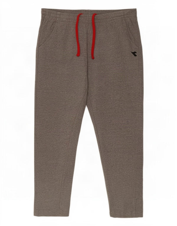 Diadora Pantalon de survêtement pour femme UK 20 2XL Gris Coton