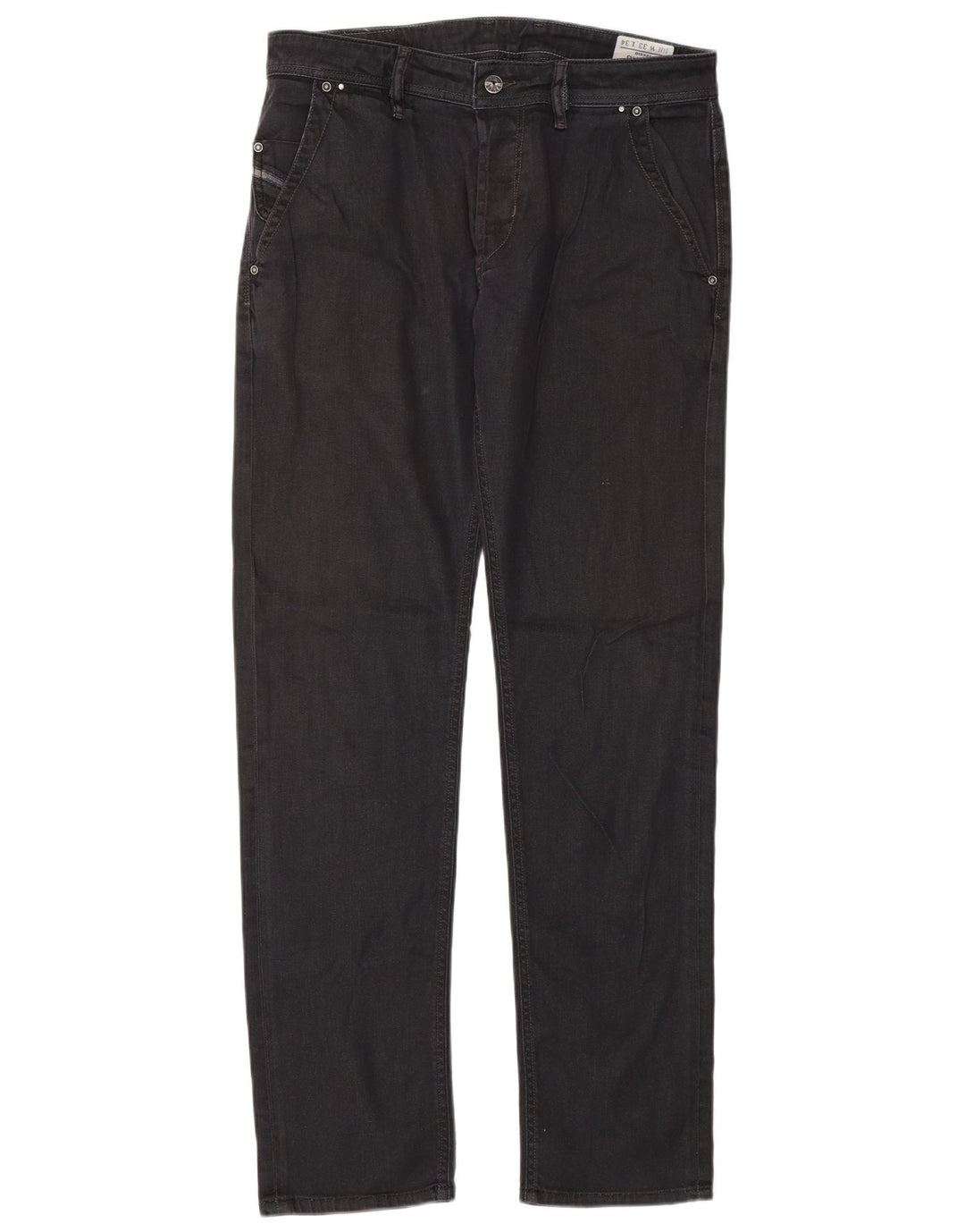 Diesel Jean Droit Bhetto Stretch Homme W33 L34 Coton Noir