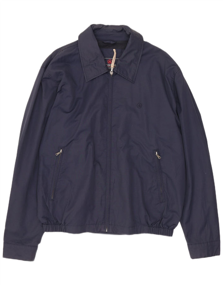 Ivy Oxford Veste Bomber Homme IT 52 XL Bleu Marine Coton