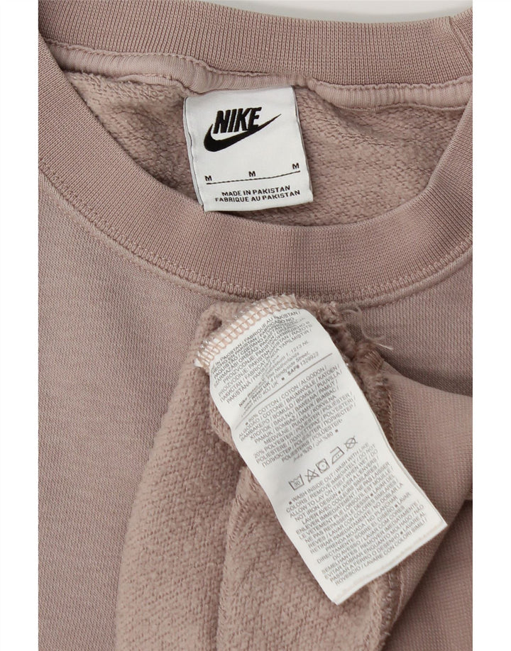 Nike Sweat-shirt court surdimensionné pour femme UK 14 en coton rose moyen