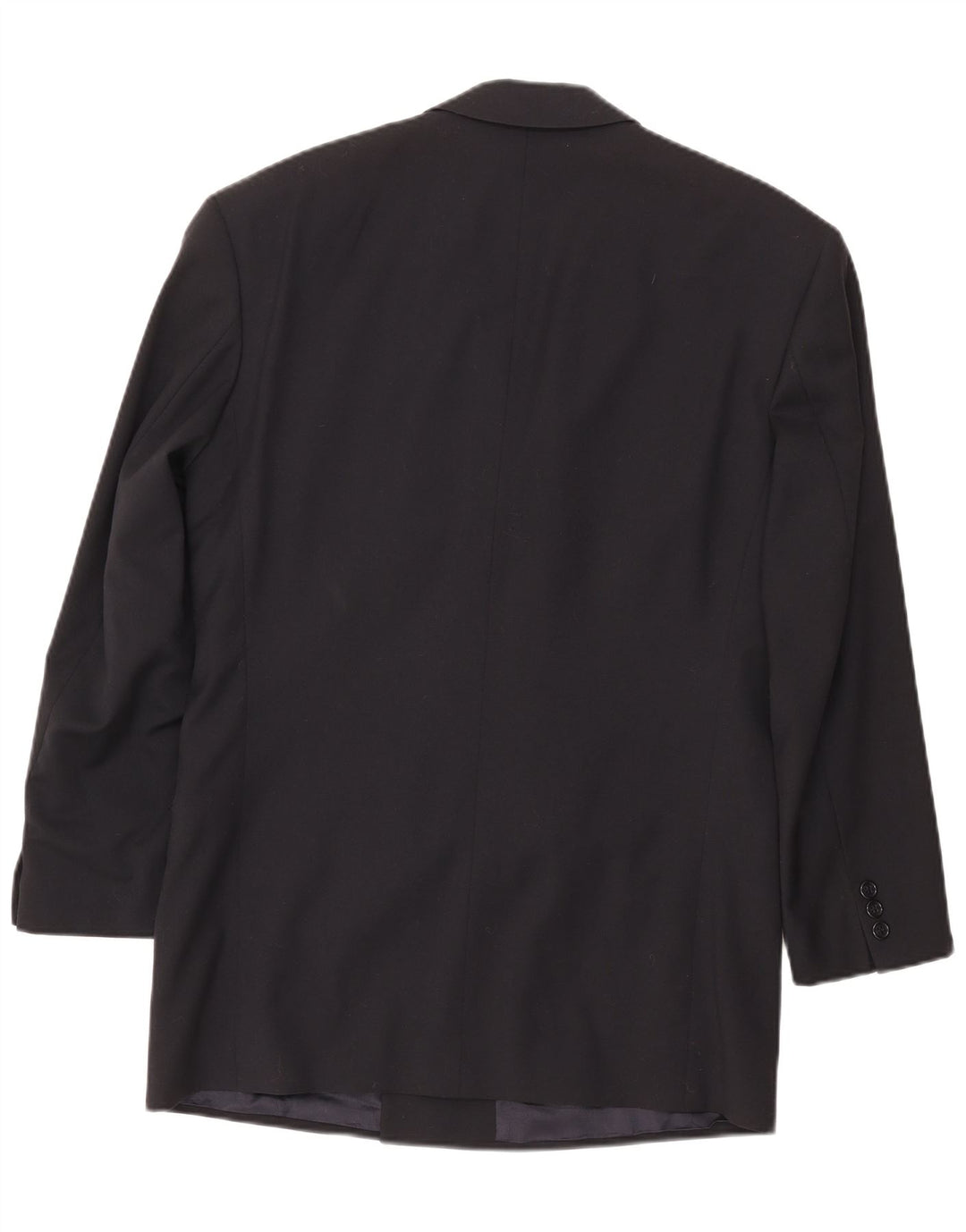 Hugo Boss Veste blazer double boutonnage pour homme UK 40 Large laine noire